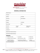 MSA Referral Form